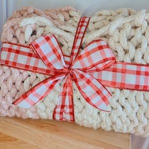 NEW Handmade Chunky Knit Blanket